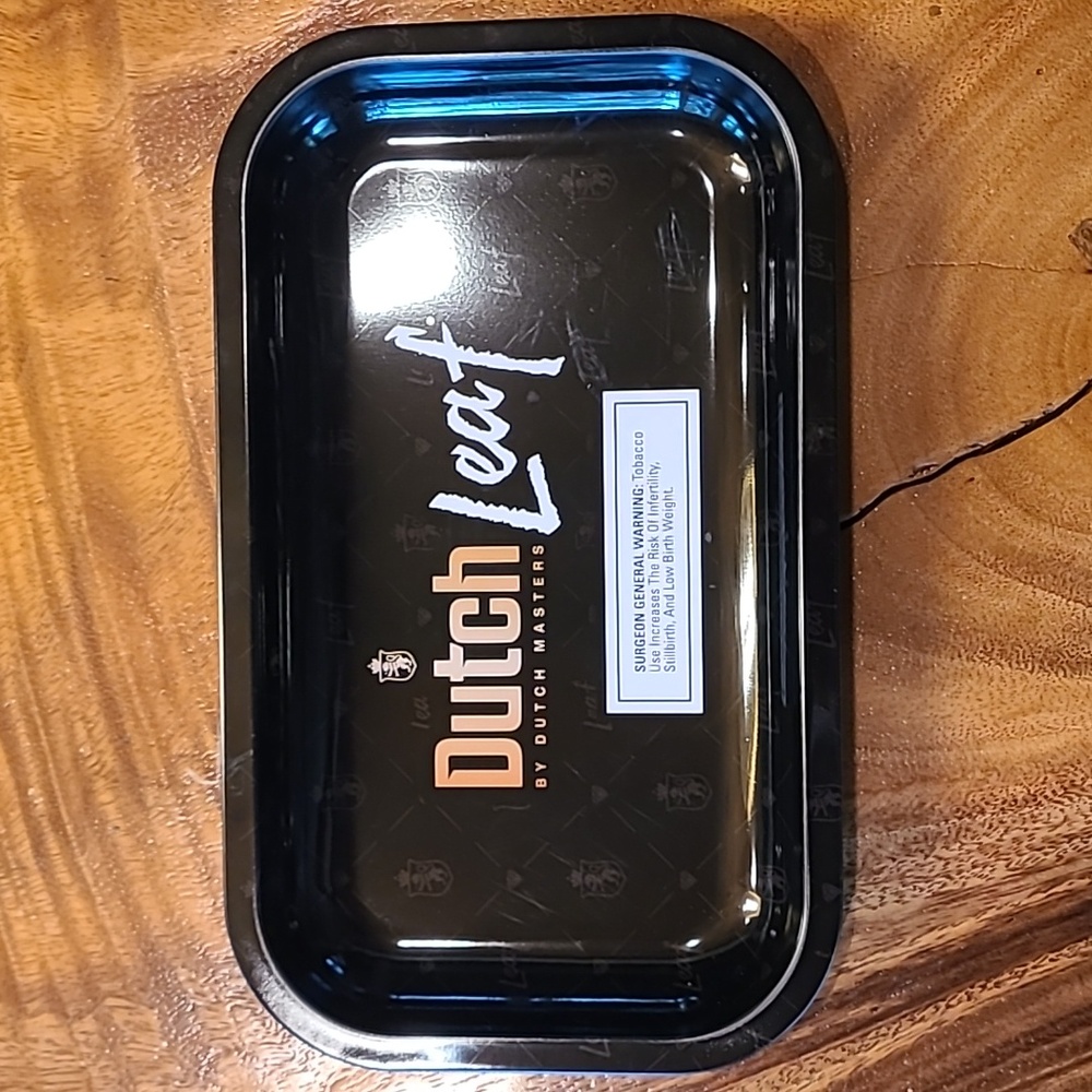 Dutch leaf tin tray